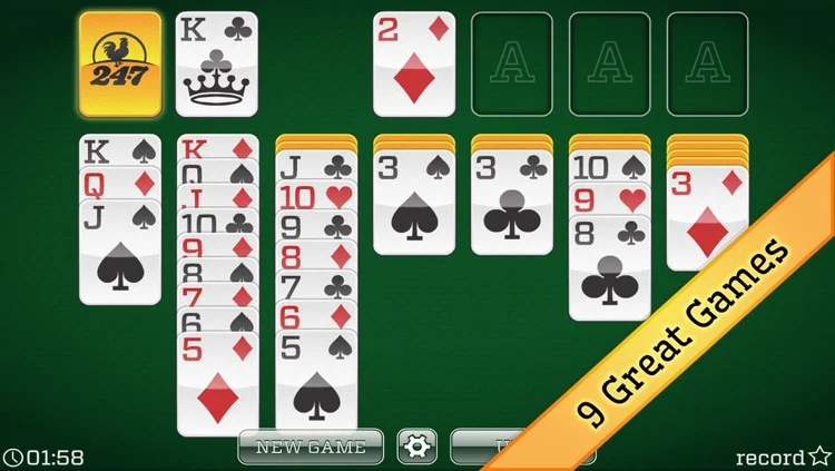 Card game solitaire
